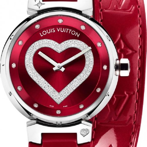 Louis Vuitton Tambour Cœur Quartz, une montre féminine. - Montrezine